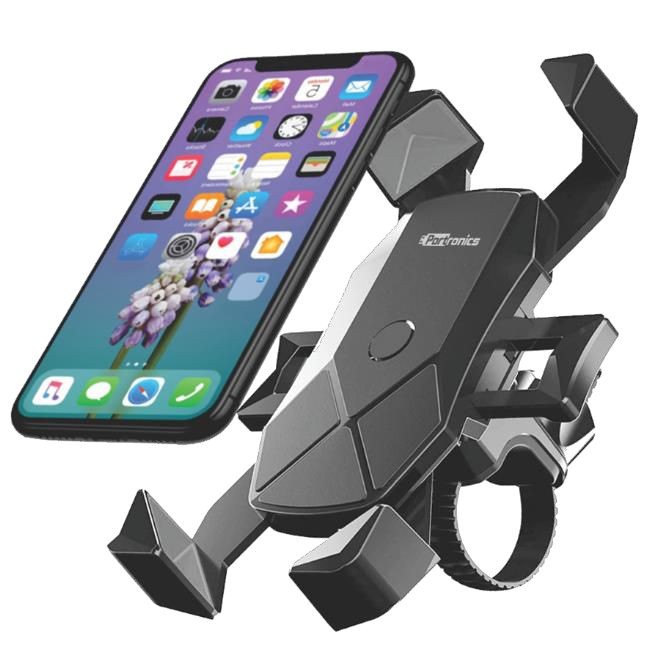 Portronics MoBike POR-1117 Unbreakable & Universal Mobile Phone Holder for Bike, Cycle, Scooty, Motorcycle